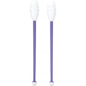 Κορίνες Ρυθμικής Γυμναστικής 45cm Μαλακές, Μωβ/Λευκό