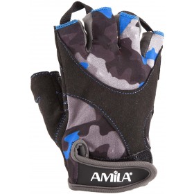 Γάντια Άρσης Βαρών AMILA Amara Lycra CamoBlue L Γάντια Άρσης Βαρών AMILA Amara Lycra CamoBlue L