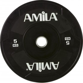 Δίσκος AMILA Black W Bumper 50mm 5Kg