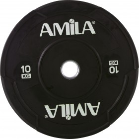 Δίσκος AMILA Black W Bumper 50mm 10Kg