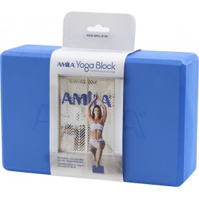 Τούβλο Yoga AMILA Brick Μπλε Τούβλο Yoga AMILA Brick Μπλε