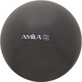 Μπάλα Γυμναστικής AMILA Pilates Ball 19cm Μαύρη Bulk