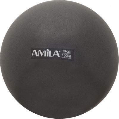 Μπάλα Γυμναστικής AMILA Pilates Ball 19cm Μαύρη Bulk