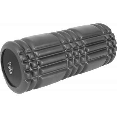 AMILA Foam Roller Plexus Φ14x33cm Μαύρο