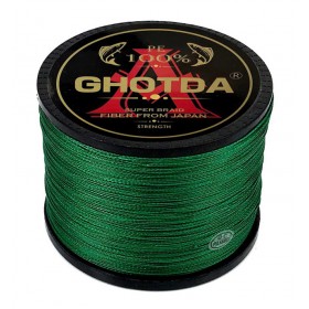 Ghotda Fish-0040 Νήμα Ψαρέματος Τετράκλωνο Πράσινο 18lb 0.16mm 1000m