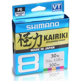 Shimano Kairiki 8 Multi Color 0.10mm / 300m Shimano Kairiki 8 Multi Color 0.10mm / 300m