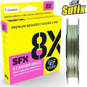 Sufix SFX 8X Multicolor 0.185mm 150m Sufix SFX 8X Multicolor 0.185mm 150m