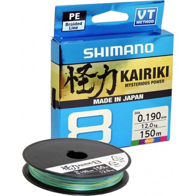 Shimano Kairiki 8 Multi Color 0.10mm / 150m