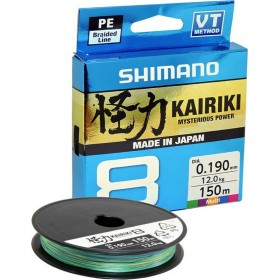 Shimano Kairiki 8 Multi Color 0.19mm / 300m Shimano Kairiki 8 Multi Color 0.19mm / 300m