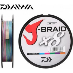 ΝΗΜΑ DAIWA J Braid x8 300m Multicolor ΝΗΜΑ DAIWA J Braid x8 300m Multicolor