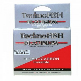 Technofish Platinum Flurocarbon 50m - 0.20mm - 5.40kg