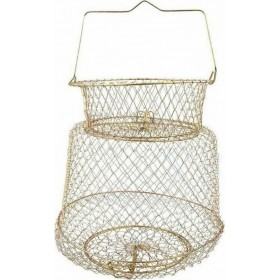 Κιούρτος - Ψαροκάλαθο Συρμάτινο 54x31cm + Εισόδους 18cm