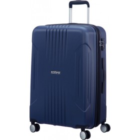 American Tourister Tracklite Spinner Μεσαία Βαλίτσα με ύψος 68cm σε Μπλε χρώμαΚωδικός: 88745/1265  American Tourister Tracklite Spinner Μεσαία Βαλίτσα με ύψος 68cm σε Μπλε χρώμαΚωδικός: 88745/1265
