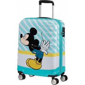 American Tourister Wavebreaker Disney Παιδική Βαλίτσα με ύψος 55cm σε Γαλάζιο χρώμαΚωδικός: 85667/8624  American Tourister Wavebreaker Disney Παιδική Βαλίτσα με ύψος 55cm σε Γαλάζιο χρώμαΚωδικός: 85667/8624