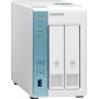 QNap TS-231P3-4G NAS Tower με 2 θέσεις για HDD/SSD και 2 θύρες Ethernet