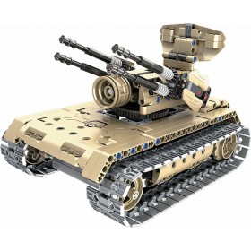 Qihui Tech Bricks Anti-Aircraft Tank Τηλεκατευθυνόμενο Άρμα ΜάχηςΚωδικός: 8012 Qihui Tech Bricks Anti-Aircraft Tank Τηλεκατευθυνόμενο Άρμα ΜάχηςΚωδικός: 8012