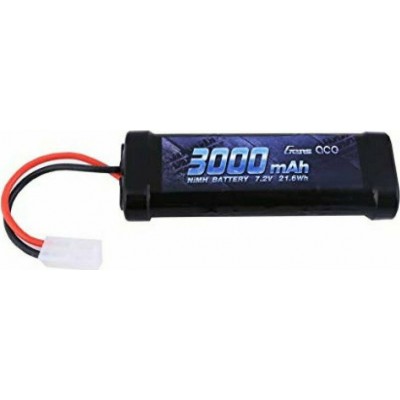 Gens Ace 3000mAh 7.2V NIMH Battery with Tamiya Plug - Gens ACEΚωδικός: 3000MAH 