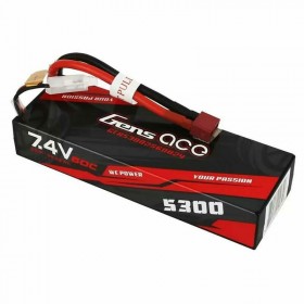 Gens Ace 5300mAh 7.4V 2S1P 60C T-plug Bashing with Detachable BalancerΚωδικός: GEA53002S60D10 