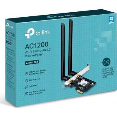 TP-LINK Archer T5E v1 Ασύρματη Κάρτα Δικτύου Wi‑Fi 5 (1200Mbps) PCI-e