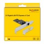 DeLock Ενσύρματη Κάρτα Δικτύου Gigabit (2.5Gbps) Ethernet PCI-eΚωδικός: 89598 