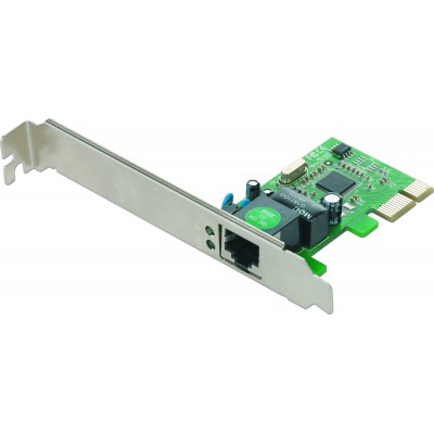 Gembird Ενσύρματη Κάρτα Δικτύου Gigabit (1Gbps) Ethernet PCI-eΚωδικός: NIC-GX1 