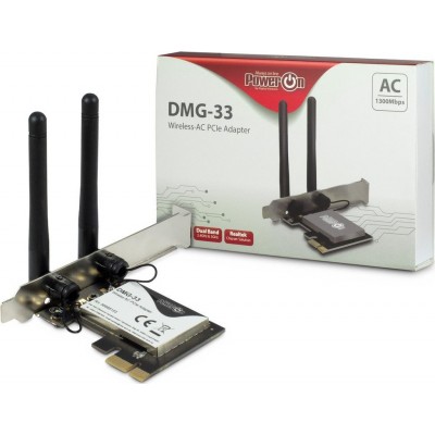 Inter-Tech DMG-33 Ενσύρματη Κάρτα Δικτύου PCI-e