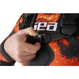 Seac Hunt Vest Γιλέκο Βαρών Μαύρο/Πορτοκαλί
