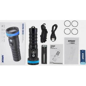 XTAR D30 1600lm Led Full Set Φακός Κατάδυσης Led με Φωτεινότητα 1600lm για Βάθος έως 100m XTAR D30 1600lm Led Full Set Φακός Κατάδυσης Led με Φωτεινότητα 1600lm για Βάθος έως 100m