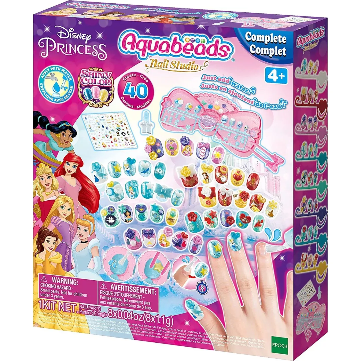 Epoch Aquabeads Nail Studio Disney Princess - Στούντιο Νυχιών Πριγκίπισσες Disney 