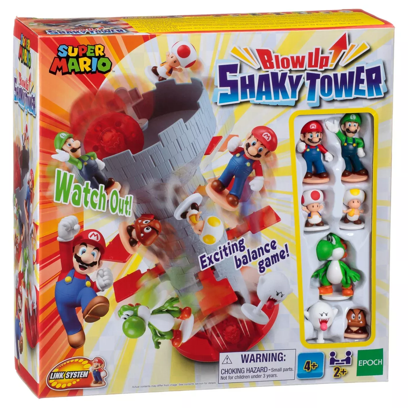 Epoch Super Mario Blow Up! Shaky Tower - Πύργος Ισορροπίας Και Εκτόξευσης 