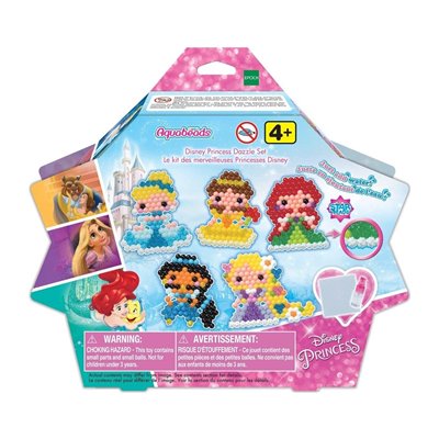 Epoch Aquabeads Disney Princess Dazzle Set - Πλήρες σετ παιχνιδιού με θέμα πριγκίπισσες. 