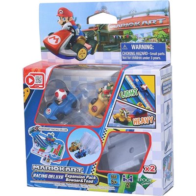 Epoch Super Mario Mario Kart Racing Deluxe Expansion Pack Bowser &amp Toad - Αγωνιστικά Αυτοκινητάκια Καρτ 