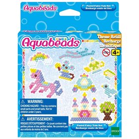 Epoch Aquabeads Pastel Fairy Tale Set - Συμπληρωματικά σετ με χάντρες σε παστέλ χρώματα 