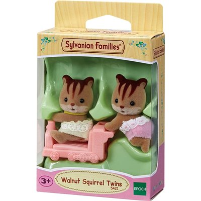 Epoch Sylvanian Families Walnut Squirrel Twins - Σκίουροι Διδυμακια 