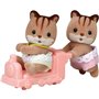 Epoch Sylvanian Families Walnut Squirrel Twins - Σκίουροι Διδυμακια 