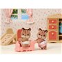 Epoch Sylvanian Families Walnut Squirrel Twins - Σκίουροι Διδυμακια 