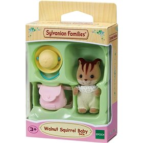 Epoch Sylvanian Families Walnut Squirrel Baby - Σκίουρος Μωρό Καρυδιάς 