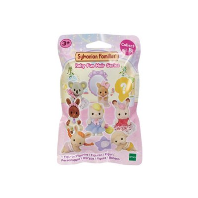 Epoch Sylvanian Families Baby Fun Hair Series_Pack and Box - Συλλογή Μωρα Αστεία Μαλλιά 