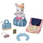 Epoch Sylvanian Families Weekend Travel Set Snow Rabbit Mother Σετ Εκδρομή Σαββατοκύριακου Μαμά Κουνελάκι Του Χιονιού 