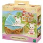 Epoch Sylvanian Families Chocolate Rabbit Twins Set - Σετ Δίδυμα Σοκολατένια Κουνελάκια 