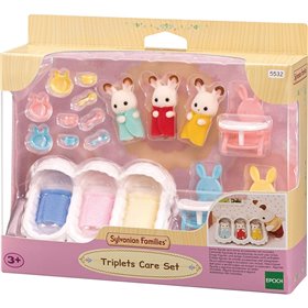 Epoch Sylvanian Families Triplets Care Set - Τρίδυμα Σετ Φροντίδας 