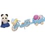 Epoch Sylvanian Families Cycle and Skate Set Panda Girl - Σετ Ποδήλατο Και Καρότσα Κοριτσάκι Πάντα 