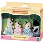 Epoch Sylvanian Families Tuxedo Cat Family - Οικογένεια Γατών Με Σμόκιν 