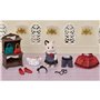 Epoch Sylvanian Families Fashion Play Set Town Girl Series Tuxedo Cat - Το Κορίτσι Της Πόλης Γάτα Με Σμόκιν 