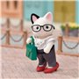 Epoch Sylvanian Families Fashion Play Set Town Girl Series Tuxedo Cat - Το Κορίτσι Της Πόλης Γάτα Με Σμόκιν 