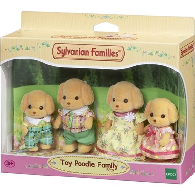 Epoch Sylvanian Families Toy Poodle Family - Οικογένεια Παιχνιδιάρικων Κανίς 