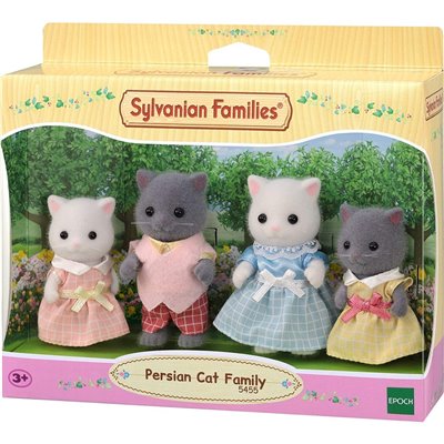 Epoch Sylvanian Families Persian Cat Family - Οικογένεια Περσικές Γάτες 