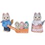 Epoch Sylvanian Families Husky Family - Οικογένεια Χάσκυ 