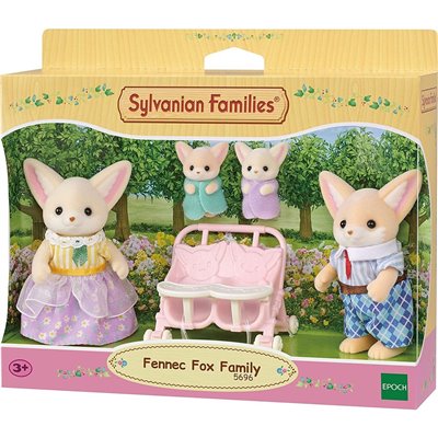 Epoch Sylvanian Families Fennec Fox Family - Οικογένεια Αλεπούδων Φενεκ 