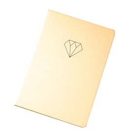 FunkyFish Ff A5 Hardcover Notebooks Black Gold 